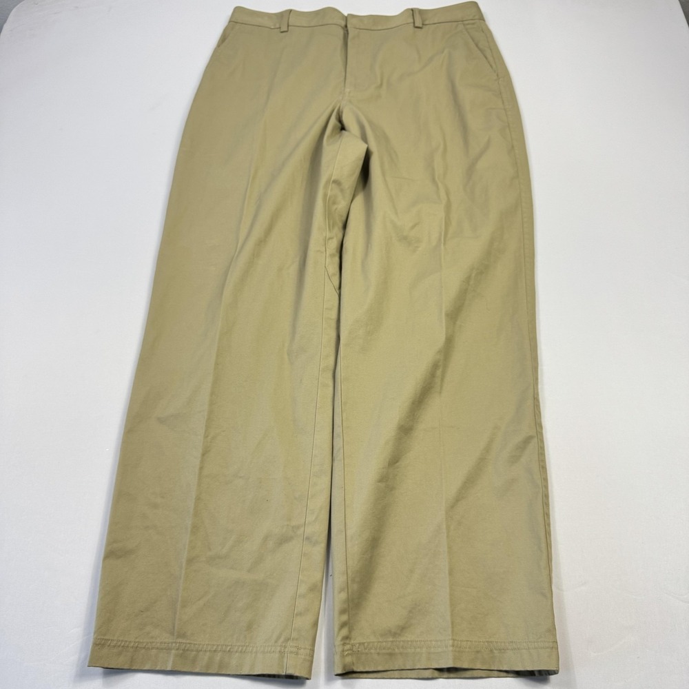 Zero‎ Restriction Pants Mens 34x30 Khaki Golf Tour Series Performance Flat Front